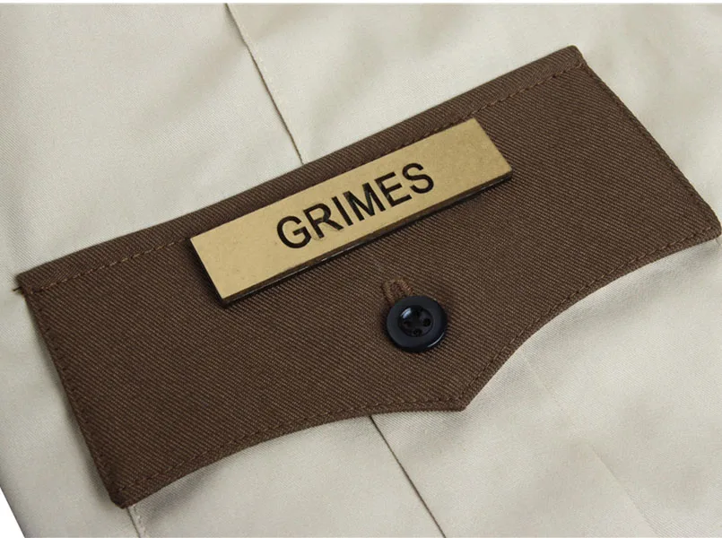 

WD Session one Cosplay Costume Sheriff Rick Grimes Suit Halloween Masquerade Outfit Full Suit With Hat