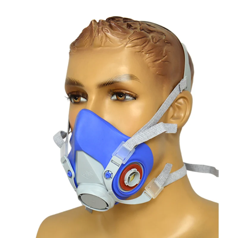 

Reusable Mask Respirator Half Face Dust Gas Mask Protective Industrial Chemical Filter Construction Painting Electric Masks
