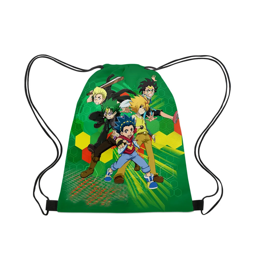 Новинка 3D сумка с рисунком Beyblade Burst Evolution draw string модный портативный букет из