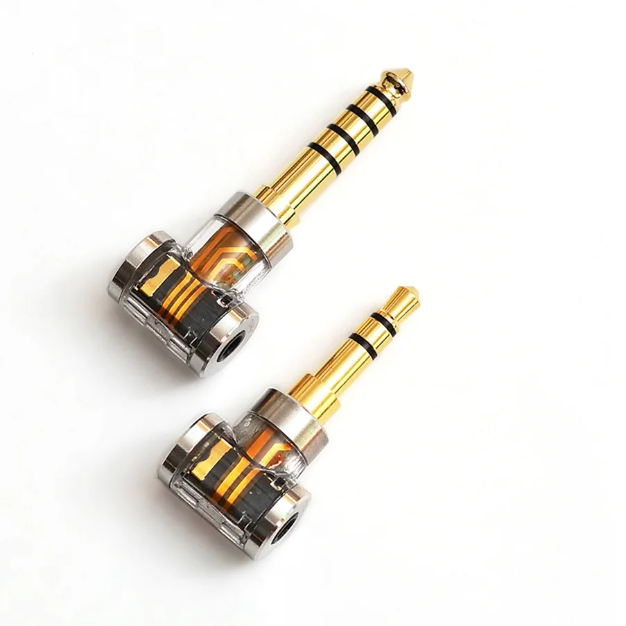 DD DJ35A DJ44A, 2,5 мм 4,4 сбалансированный адаптер. Применяется к кабелю наушников 2,5 мм от таких брендов, как Astell& Kern, FiiO и т. Д - Цвет: DJ35A and DJ44A