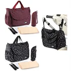 Органайзер для подгузников и колясок, модная Водонепроницаемая Вместительная дорожная сумка на плечо для мам, 1 комплект