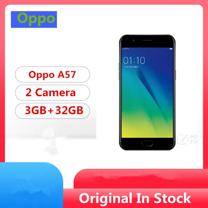 Смартфон Oppo A57 4G LTE Snapdragon 435 Android 6 0 5 2 дюйма IPS 1280x720 3 + 32 ГБ 16 МП|Смартфоны| |
