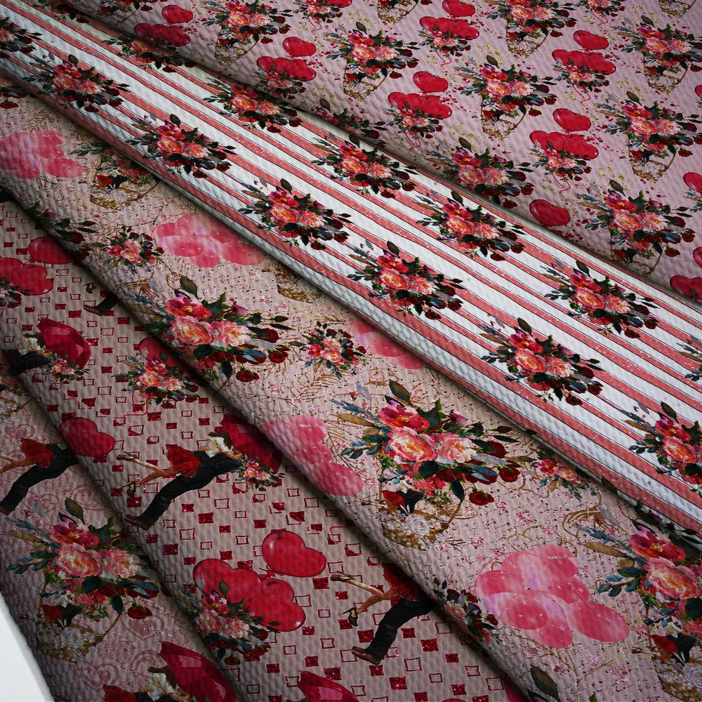 50 см * 140 Ткань Ливерпуля с принтом стрейчевая трикотажная ткань L9690|Ткань| |