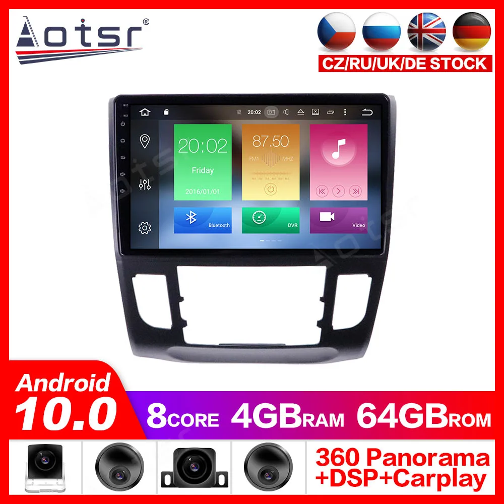 

Android 10,0, GPS-навигация, радио, DVD-плеер для Honda Crider 2013-2016, видеоплеер, стереоголовка, бесплатный встроенный Carplay Dsp