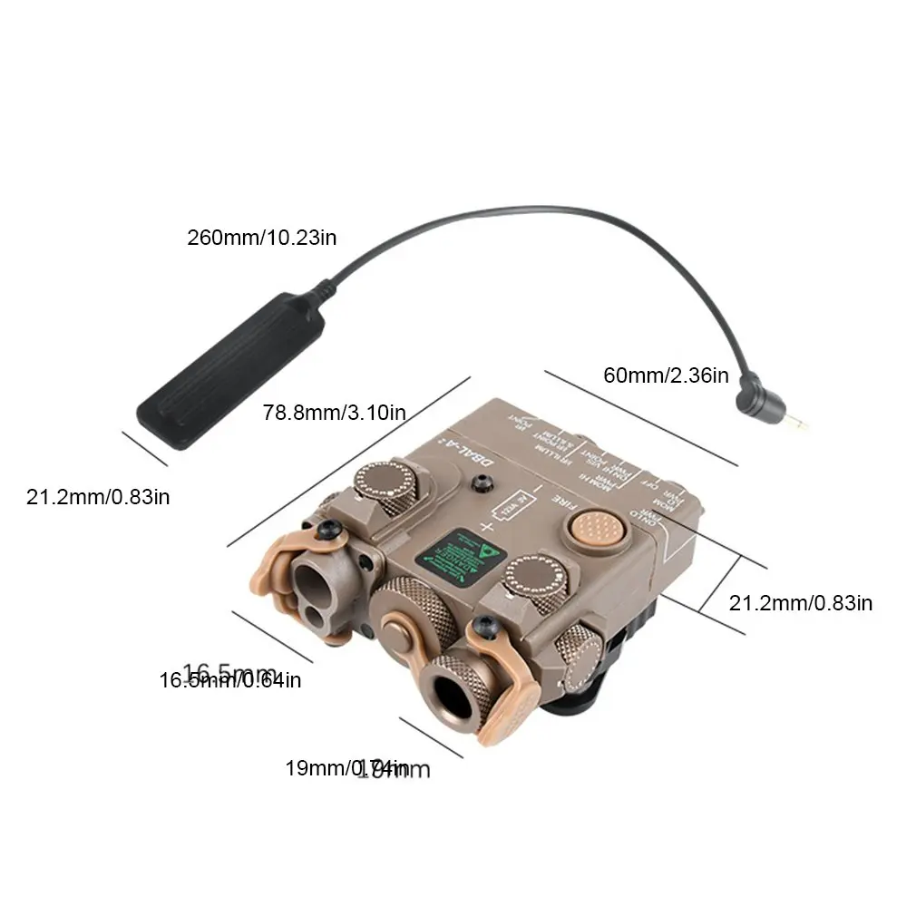

2021 NEW Tactical Indicator Metal Lanterns See Small Laser Sights For Hunting Rifles Tactical QD Base Indicator