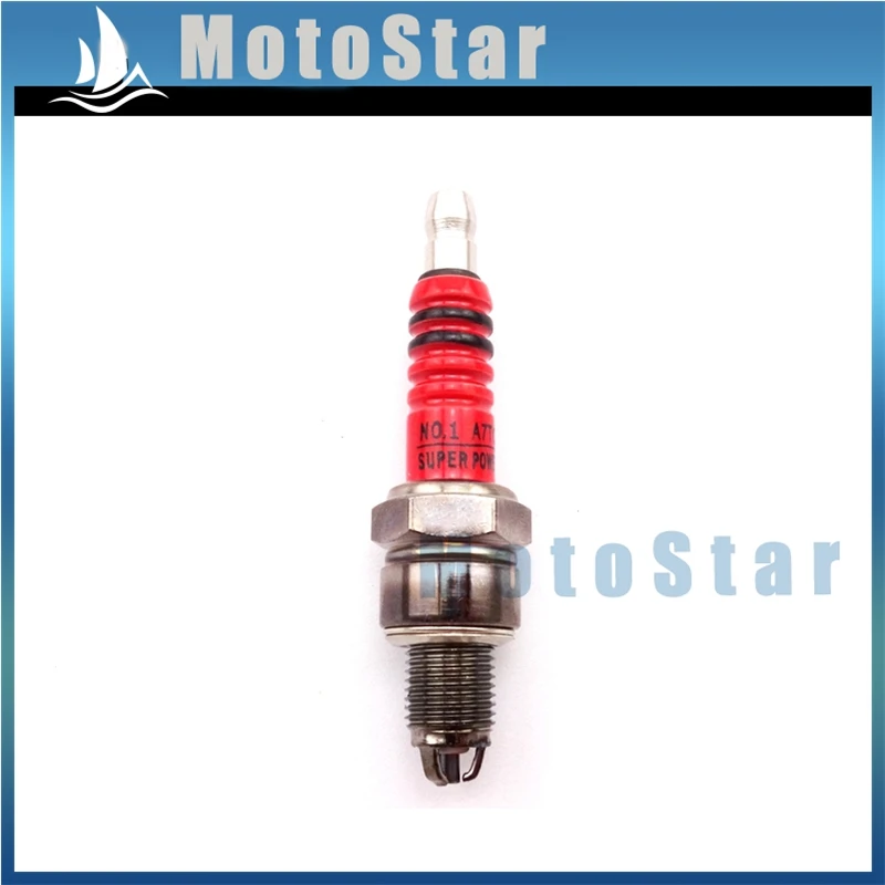 Трехэлектродная Свеча зажигания A7TC для 50cc 70cc 90cc 110cc 125cc моторный питбайк