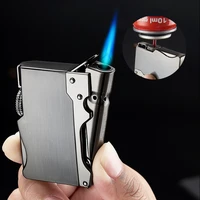 creativity torch jet lighter metal down ignition gas turbo lighter butane windproof lighter cigarette accessorie gadgets for men
