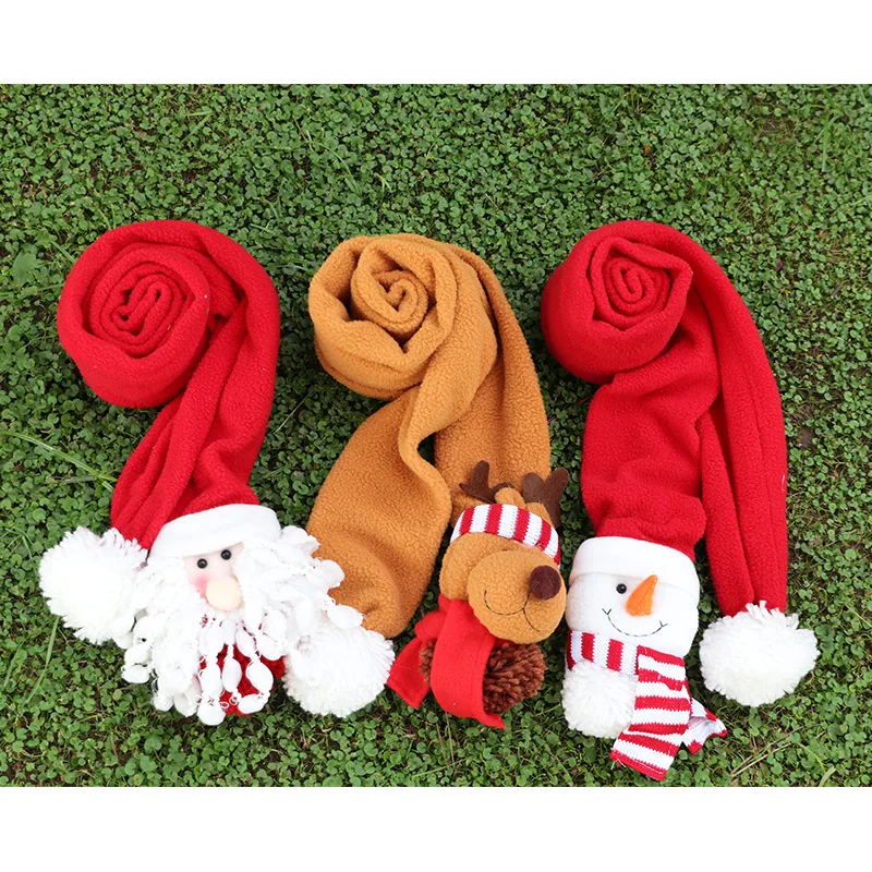 

Рождественские украшения Корейская версия теплый мужской Снеговик Лось милый шарф для студентов взрослых детей Рождественский подарок