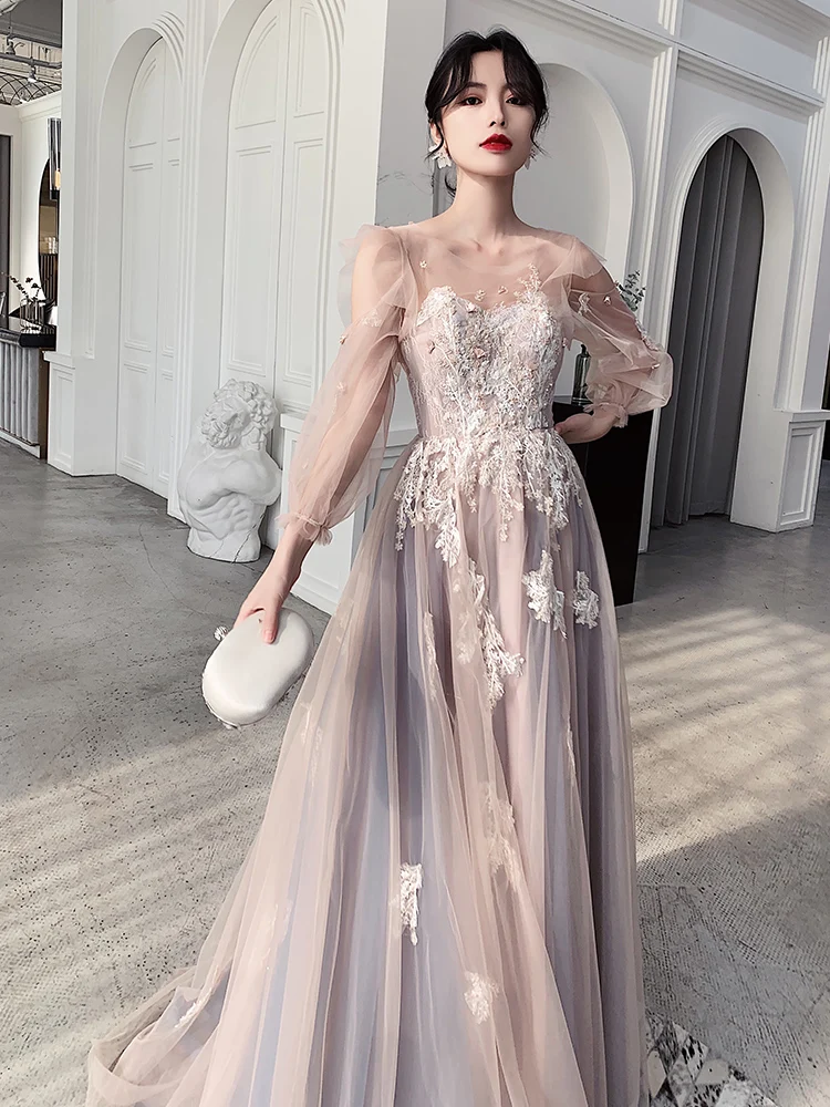 Женское вечернее платье с открытой спиной He's Bride элегантное разноцветными