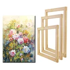 Деревянная рамка, холщовая рамка для картины на холсте, для картины маслом, рамка сделай сам для алмазной живописи, картина, настенное искусство, Декор