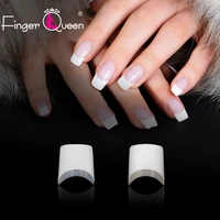 100pcsbox half cover french false nail tips german imported raw materials high end fake nails square diy nail art manicure