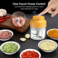 mini electric garlic chopper multi function portable electric food chopper onion chopper for garlic and minced meat