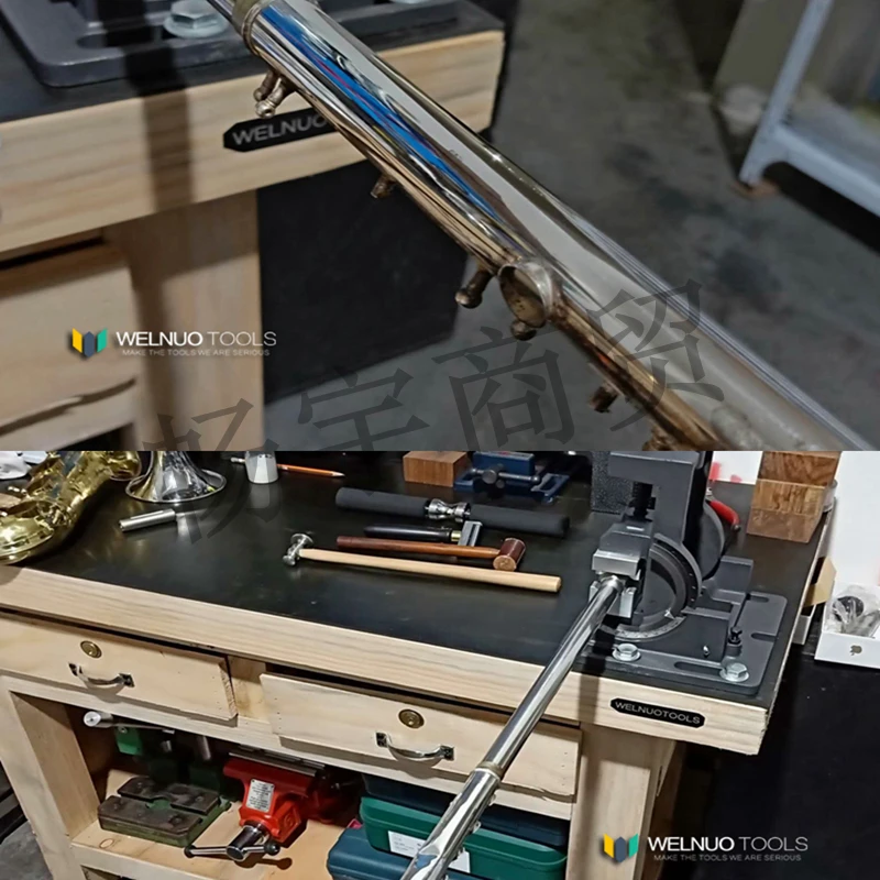 Обе руки листового металла роликовые колеса флейта саксофон труба Euphonium туба