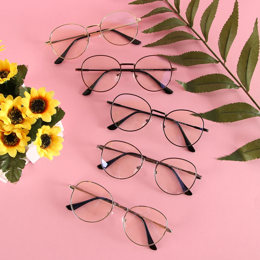 Горячая Распродажа 1 шт. Модные металлические очки унисекс в круглой