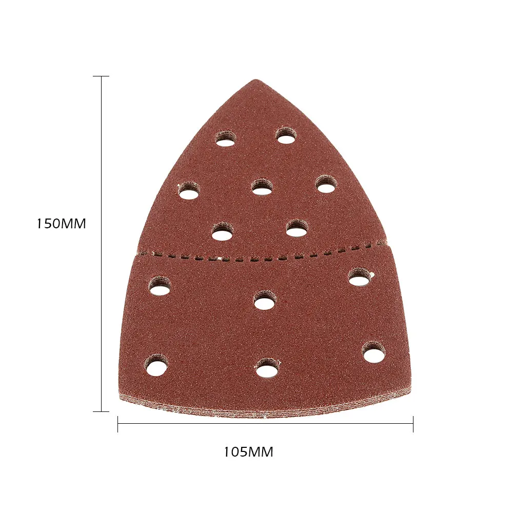 180 шт. само клейкая наждачная бумага Треугольники Дельта шлифовальный станок