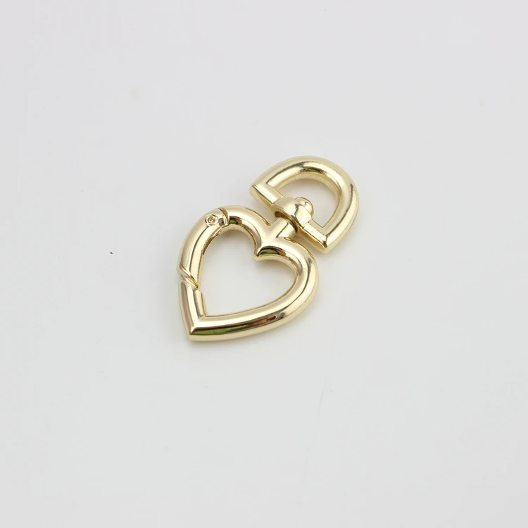 30 шт. 3 цвета брелок в форме сердца металлический крючок Застежки аксессуары для