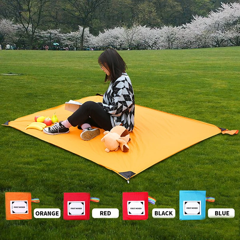 С карманом Одеяло на открытом воздухе переносной Коврик для кемпинга