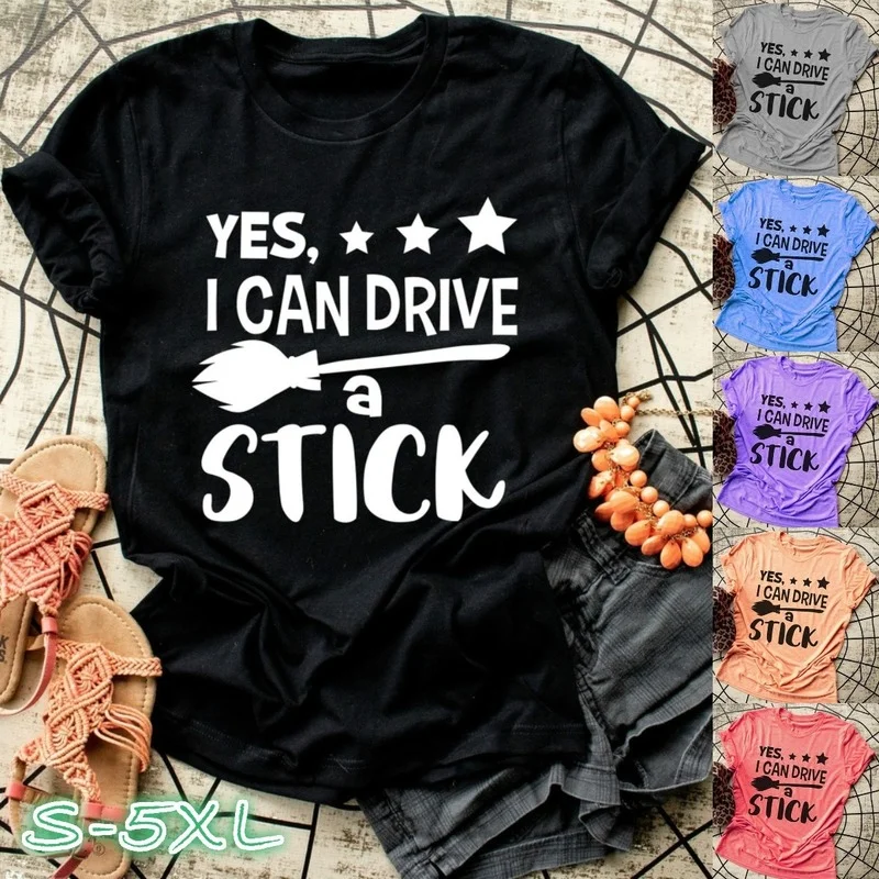 

Donsignet 2021 New Fashion Round Neck Letter Printing Tops for Women Casual Fashion Pullover Slim Short Sleeve T Shirt