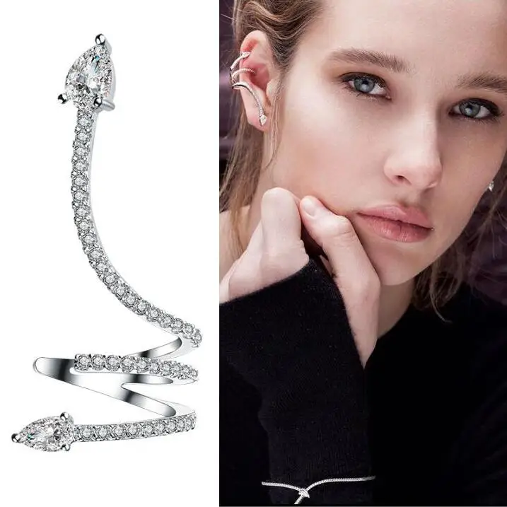 Новинка 2019 креативные персональные микро инкрустированные циркониевые серьги
