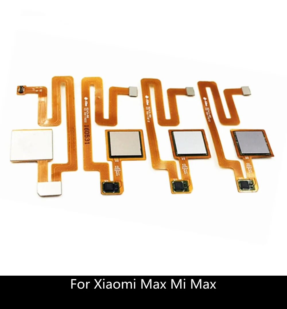 100% тестовый датчик отпечатков пальцев для Xiaomi Max Mi домашняя кнопка возврата