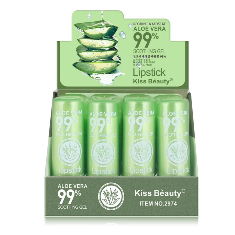 Алоэ Вера помада с изменением цвета увлажняющий крем для осветления липблам ярче