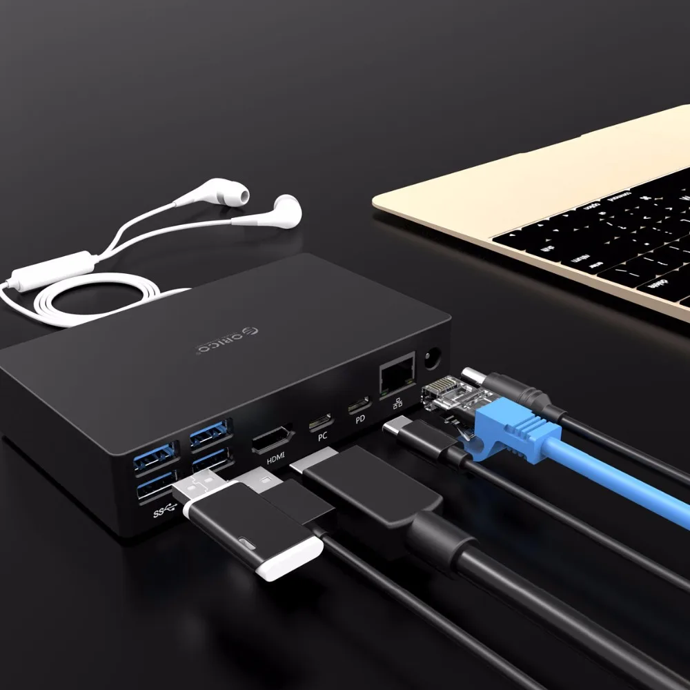 Док-станция ORICO USB 3 0 с разъемами Type-C и | Компьютеры офис