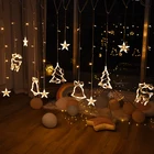 Лось, светодиодное освещение, Рождественский Декор для дома, подвесная гирлянда, украшение для рождественской елки, 2021, рождественский подарок, новый год