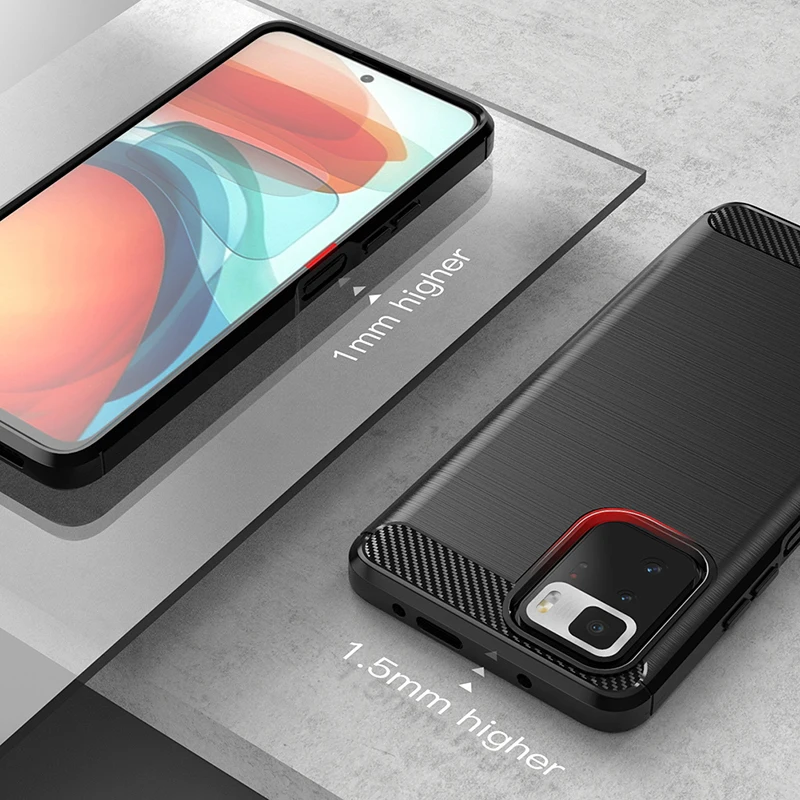 For Poco X3 GT Case for Xiaomi Poco X3 GT Cover Armor Silicone Shockproof Protective Phone Bumper for Poco X3 GT