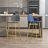 nordic home bar high stools backrest modern minimalist luxury high stools office taburete cocina bar stools dining chair eb5by