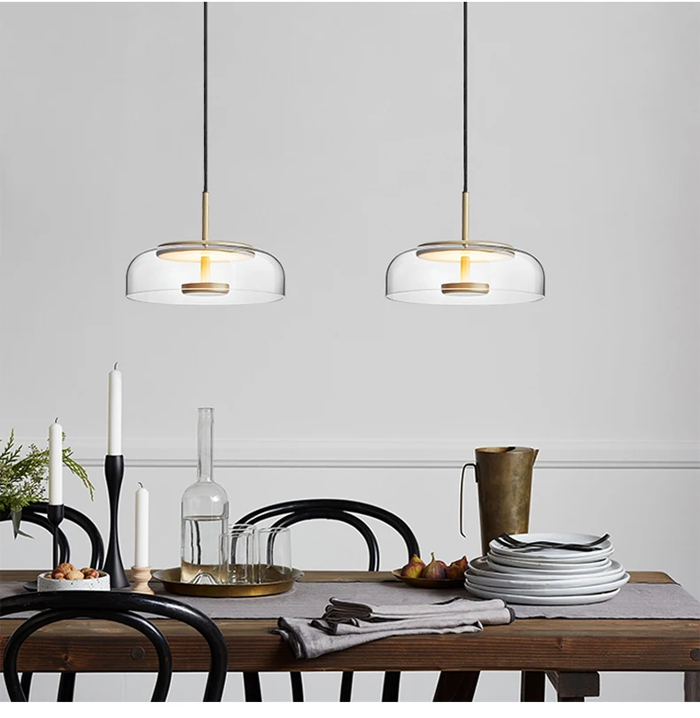 LukLoy Single Head Modern Creative Pendant Light Glass Hanging Lamp Simple Restaurant Ball Bedroom Art Decoration | Освещение