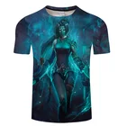 Новинка 2021, футболка League Of Legends для мужчин и женщин, модная футболка с 3d принтом, футболка с персонажем игры LOL, дизайнерские дышащие топы
