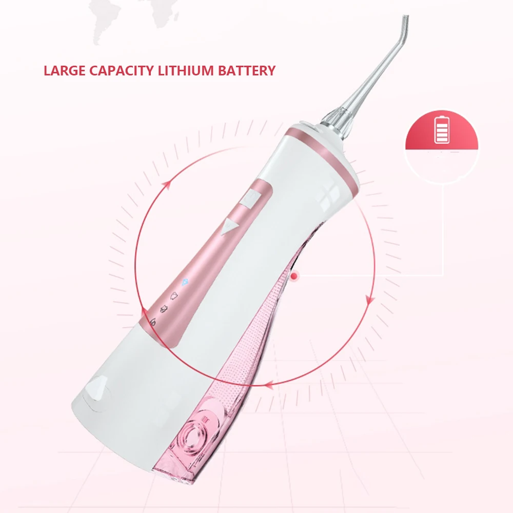 Профессиональный ирригатор для полости рта USB перезаряжаемый портативный зубов