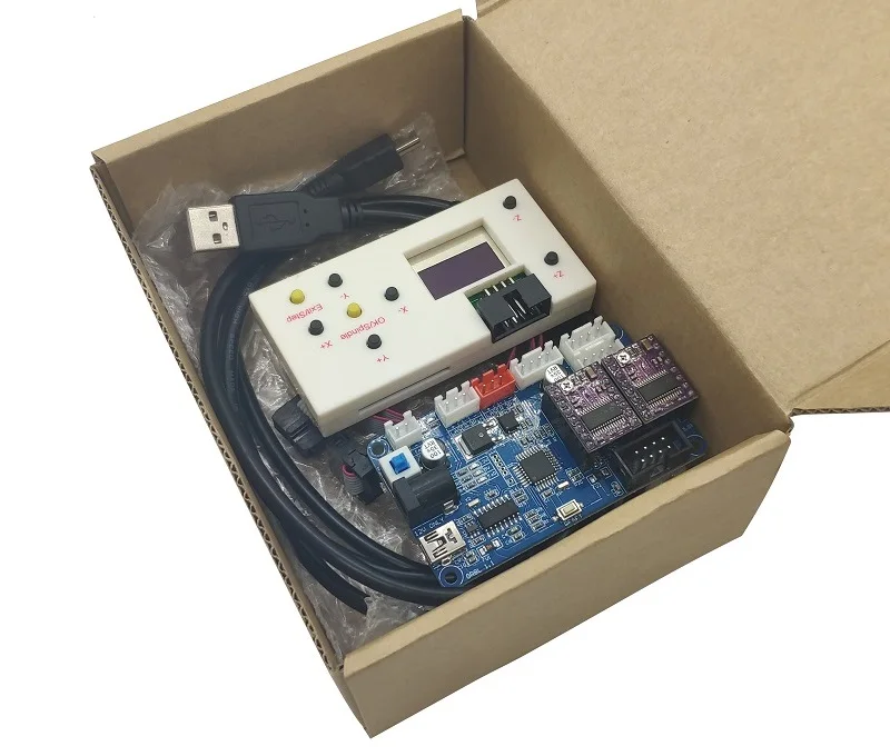 GRBL 1,1 2-Ось управления DIY лазерный гравировальный станок micro 2 оси шаговый двигатель платы управления привода для лазерного станка с ЧПУ