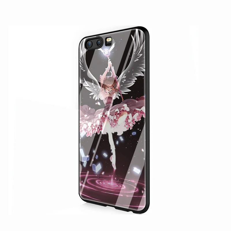 G3 EWAU карта Captor Sakura закаленное стекло телефон чехол для Huawei P10 P20 P30 mate 20 Lite pro P Smart Y6 Y9 Honor 8X9 10 - Цвет: G3