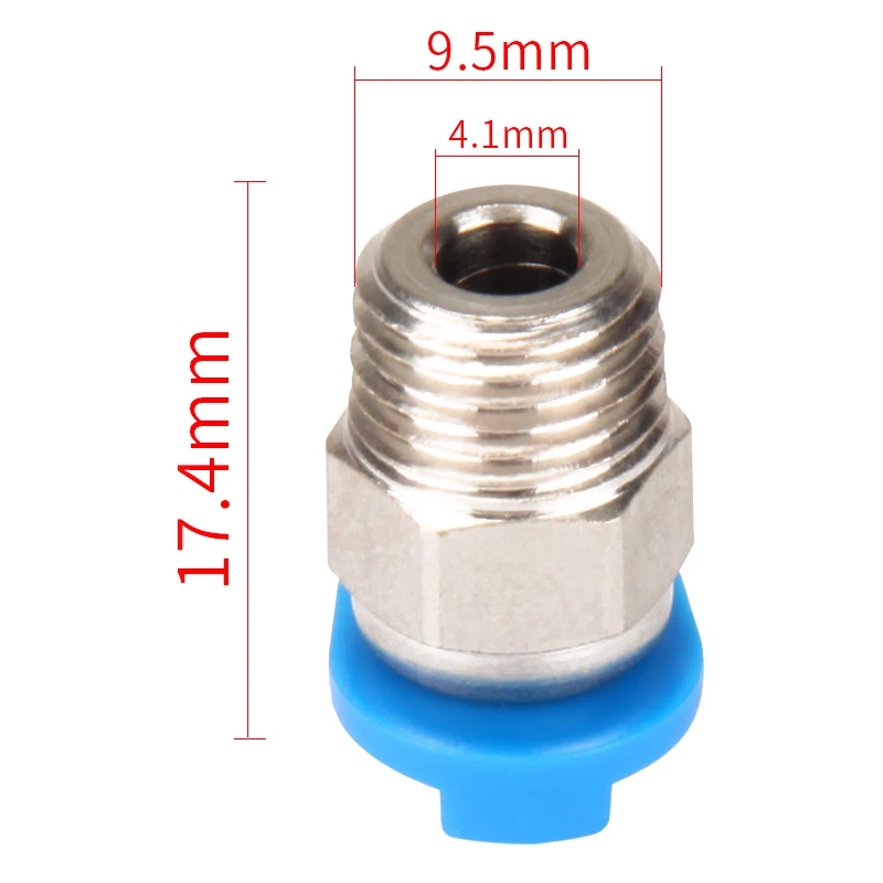 

PnPneumatic Connectors Tube 3D Printer Parts Quick Coupler Fittings Hotend Part