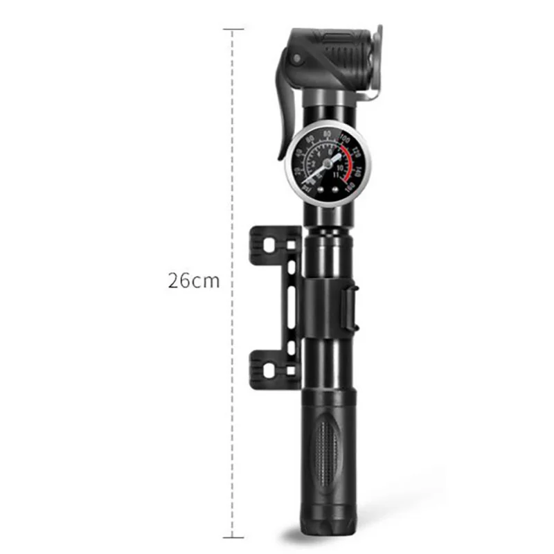 Ultralight Mini MTB Bike Air Pump With Pressure Gauge Portable Bicycle Tire Inflator Hand | Спорт и развлечения