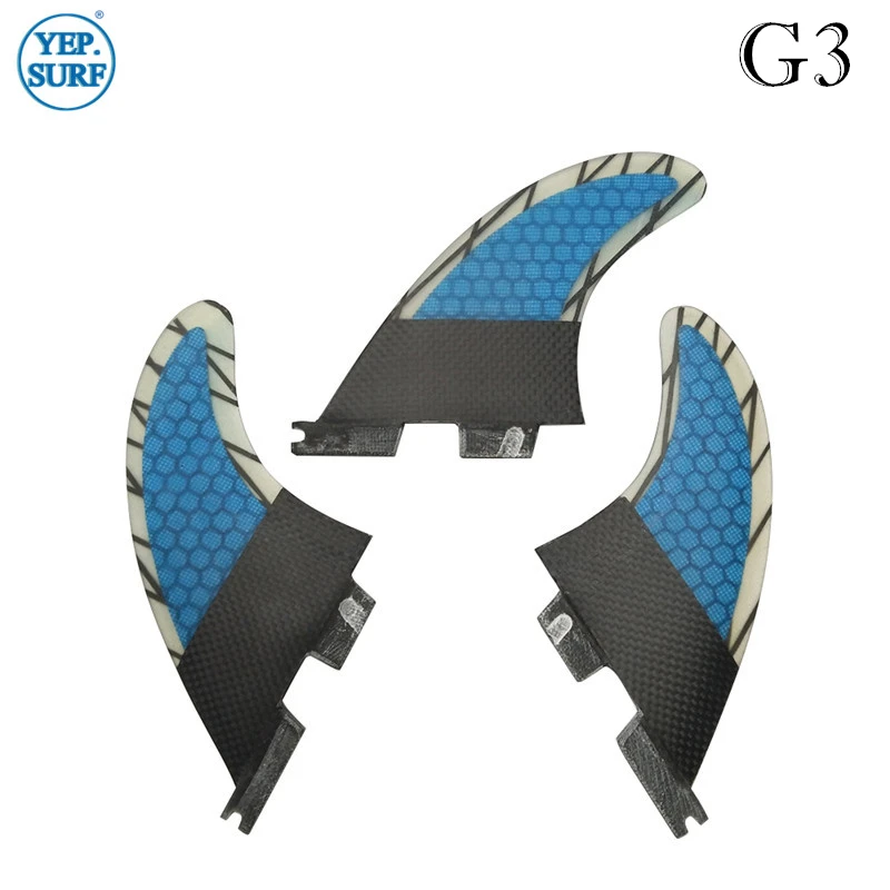 Плавники для серфинга FCS II G3 fcsII Новый стиль из стекловолокна с Сотами кабон