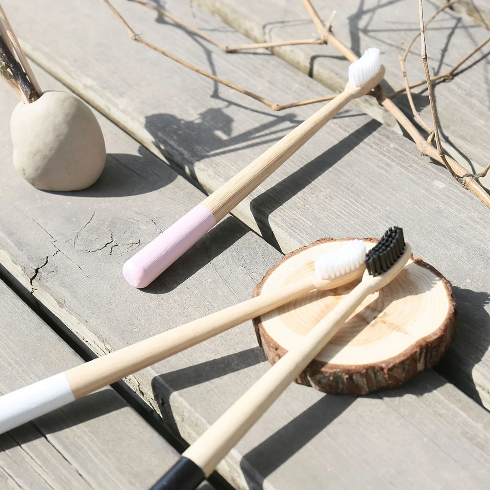 Полезная зубная щетка DuPont 5 шт. Экологичная бамбуковая уход за полостью рта Зуб