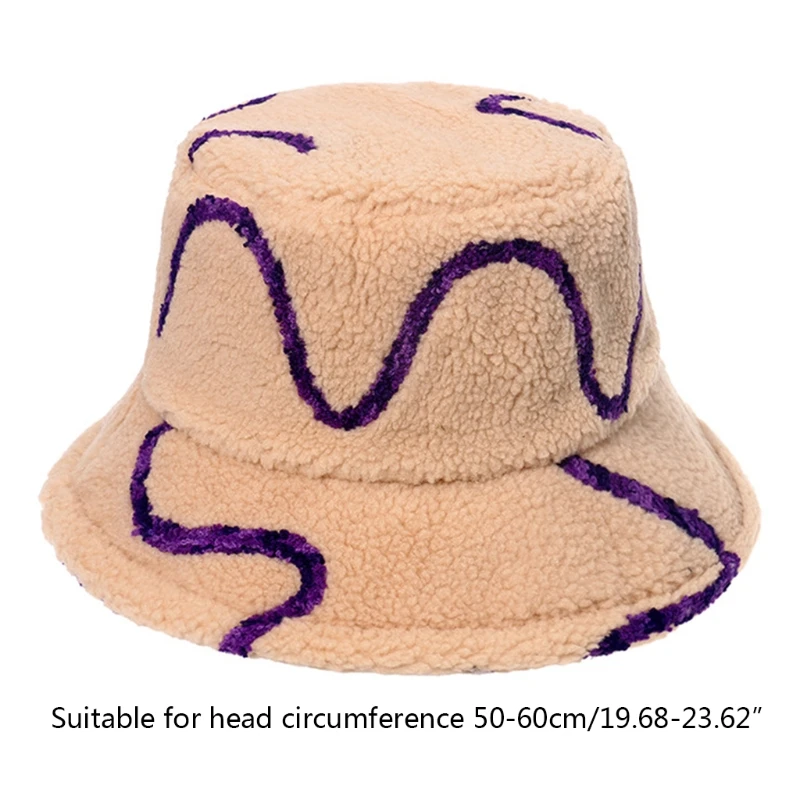 

Packable Fishing Hat Fuzzy for Warm Keeping in Winter Bucket Hat for Unisex Women Men Outdoor Protection 50LD