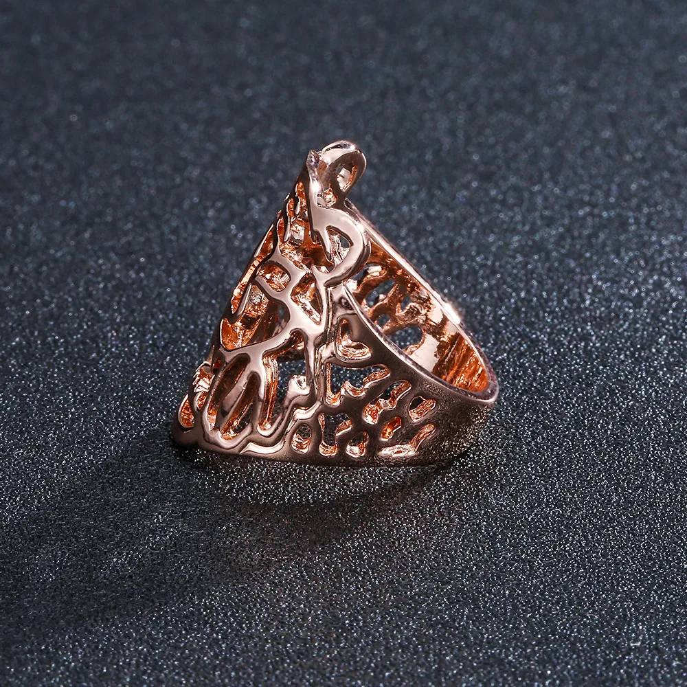 Кольцо с крупным тигром для женщин и мужчин ювелирное изделие цвета розового