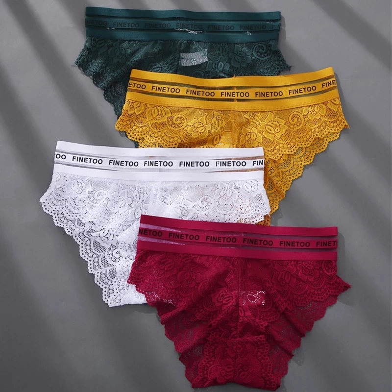 

Women High Waist Lace Panties Underwear Sexy Breathable Floral Mesh Briefs Intimates Lingerie Lady Hollow Out Underpants Female