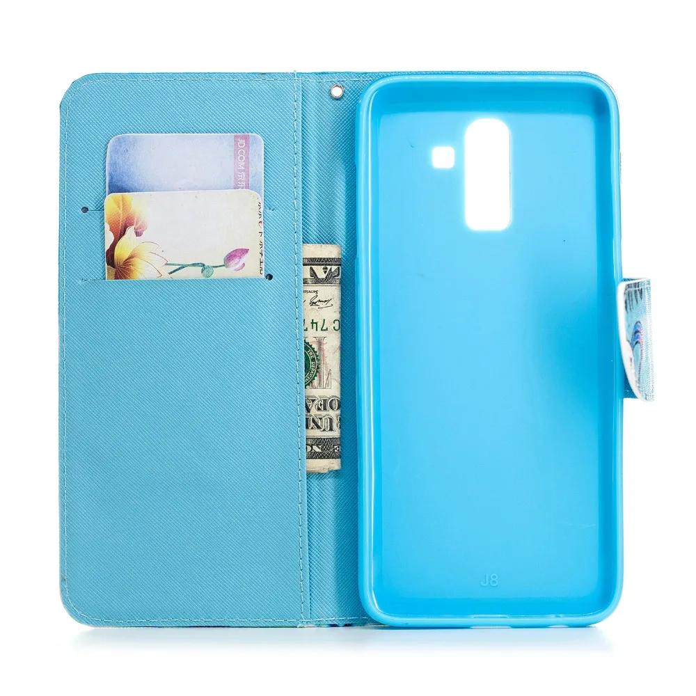 S10 Flip Wallet Case for Samsung Galaxy S10e lite J2 J3 J4 J5 J6 J7 J8 Plus 2017 2018 J330 J530 3D Vision Leather Phone | Мобильные