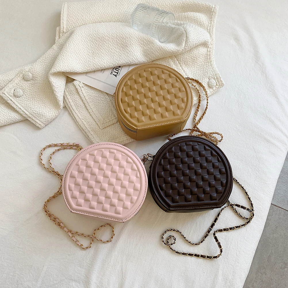 

Fashion Plaid Women Small Handbags Girls Casual Crossbody Bags Lady PU Leather Tote Female Travel Solid Color Messenger Clutch