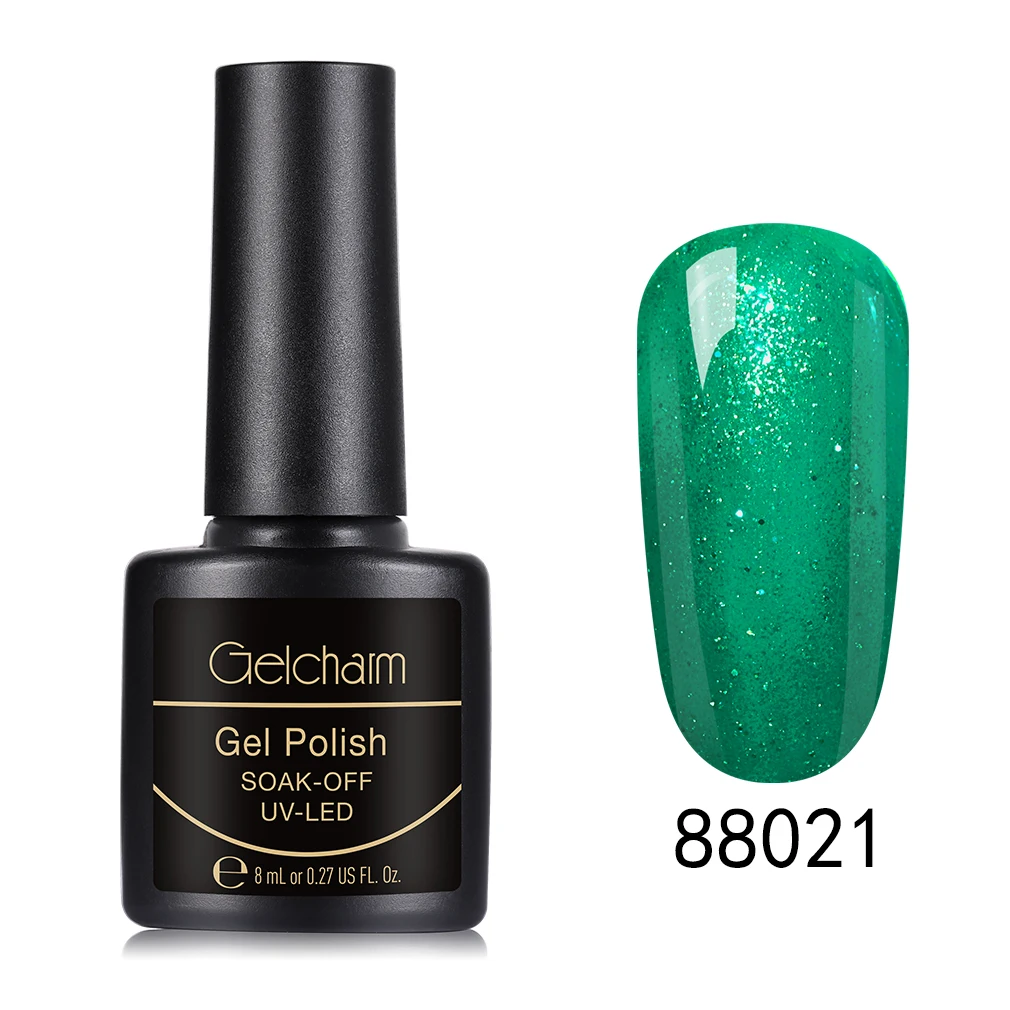 88021 Gelcharm 8 мл сменная серия Гель-лак для ногтей УФ светодиодный отмачиваемый лак для ногтей Блеск для ногтей салон маникюрный лак - Цвет: 88021
