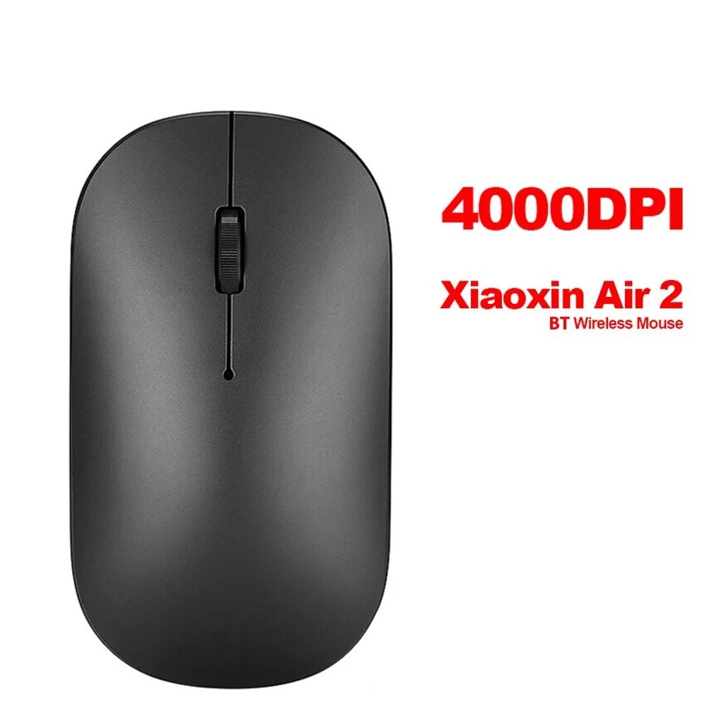 

For Lenovo Xiaoxin Air2 Bluetooth Mouse Bluetooth Wireless Dual-Mode Mouse 4000DPI BT V5.0 Nano For Laptop Pc Win7/8/10 Mac