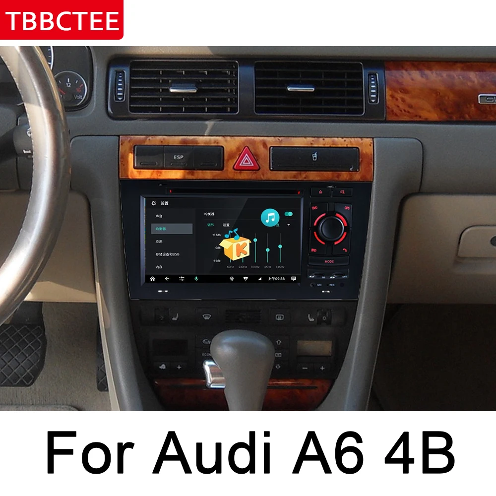 Для Audi A6 4B 4F 1998 ~ 2006 MMI навигация мультимедийный плеер IPS Android автомобильный DVD GPS HD