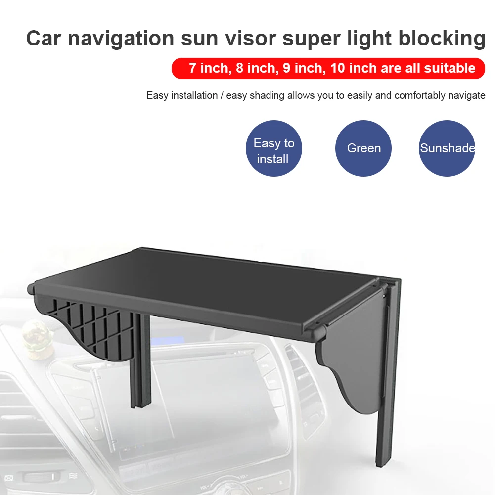 

New 145-245Mm Car Central Instrument Sun Visor Gps Navigator Display Sun Visor Panel Auto Parts GPS Navigator Sun Visor
