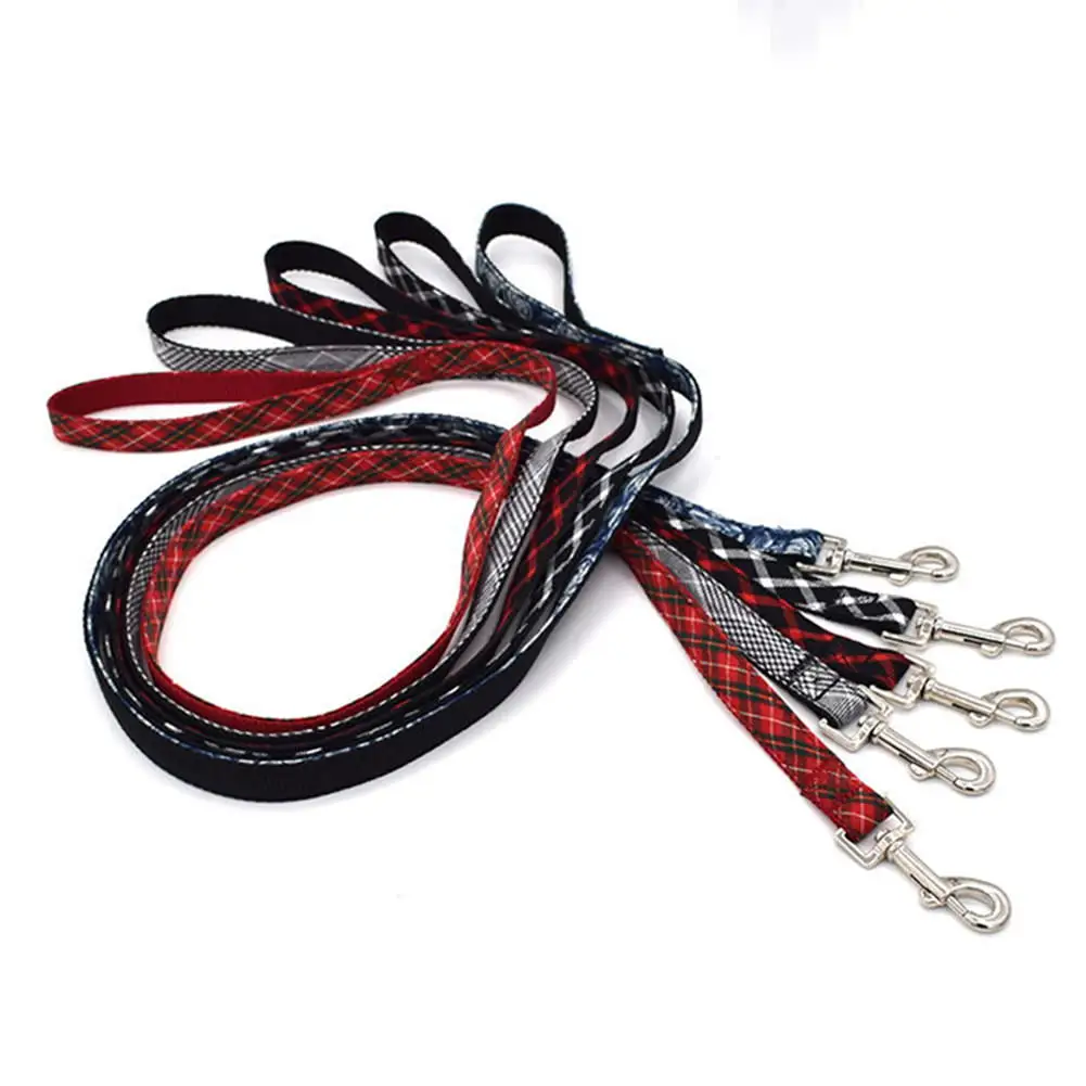 Нейлоновый Поводок для домашних животных 4 размера в полоску с принтом маленький