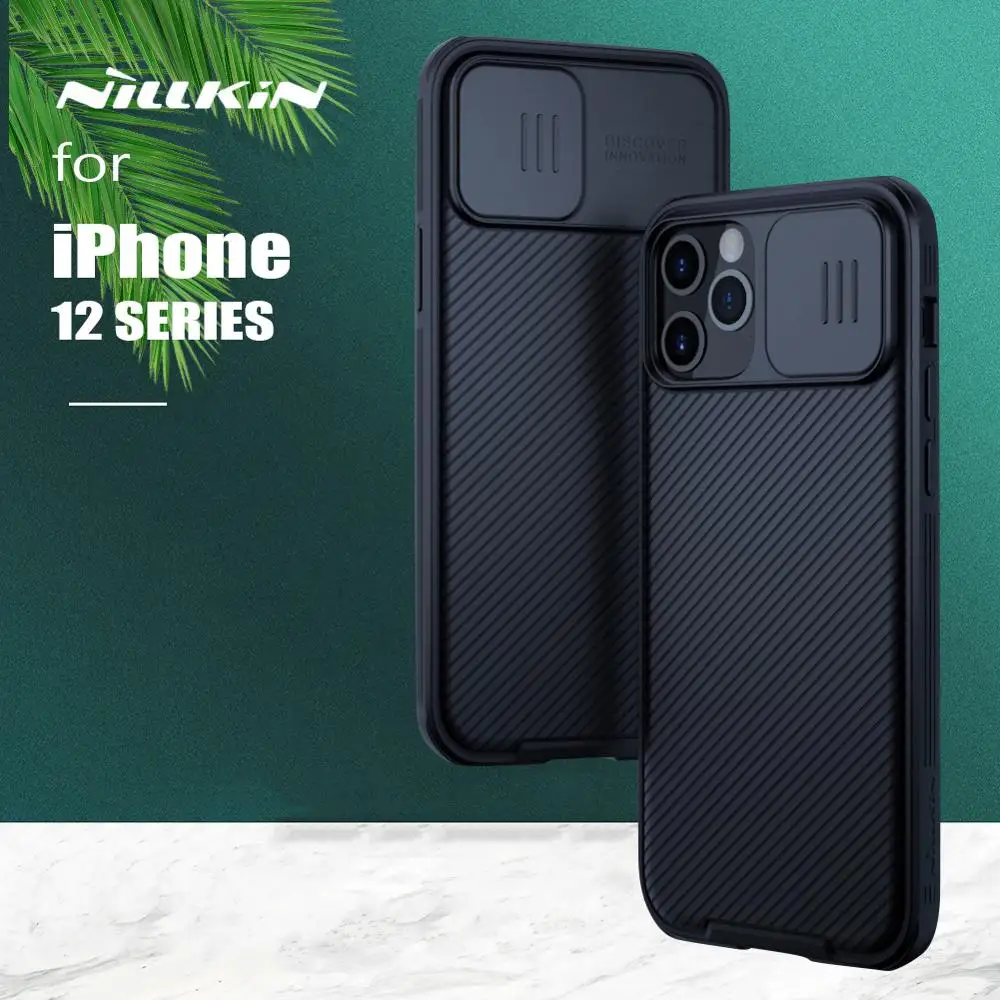 Для iPhone 12 Pro Max чехол Nillkin CamShield скользящая камера матовый защитный