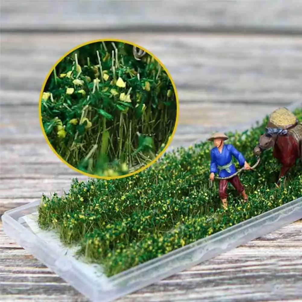 

Рисовое поле трава растение песок стол модель DIY миниатюрная хобби модель аксессуар материал ремесла ландшафт производство CPE P6B8